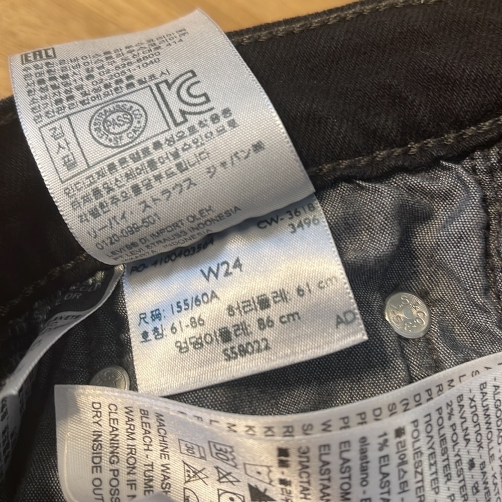LEVIS 501 jean shorts - Picture 8 of 9